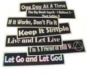 12 Step Recovery Bumper Stickers